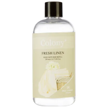 Wax Lyrical Colony Reed Diffuser Refill Fresh Linen 200ml