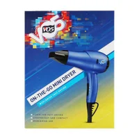 VO5 Hairdryers On The Go Blue Mini Hairdryer