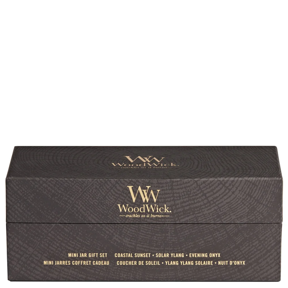 WoodWick Sets 3 Mini Hourglass Floral Gift Set Image 1