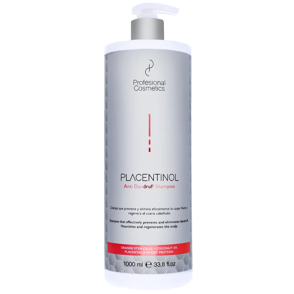 Profesional Cosmetics Placentinol Anti Dandruff Shampoo 1000ml Image 1