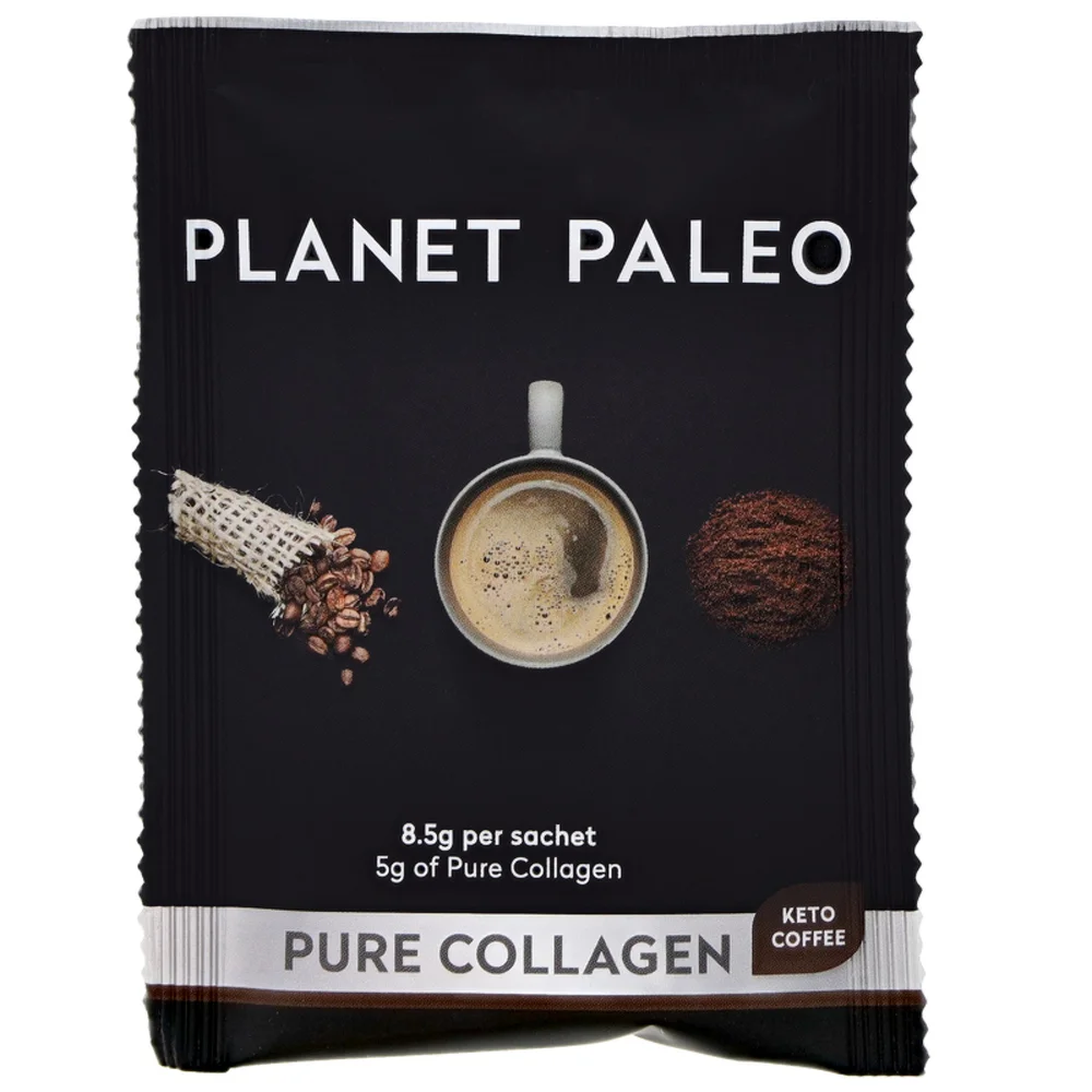 Planet Paleo Pure Collagen Keto Coffee 15 Sachets Image 1