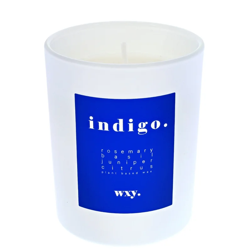 WXY. Classic Candle Indigo: Rosemary & Juniper 198g Image 1