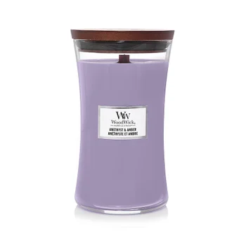 WoodWick Hourglass Candles Amethyst & Amber Medium Candle 275g / 9.7 oz.