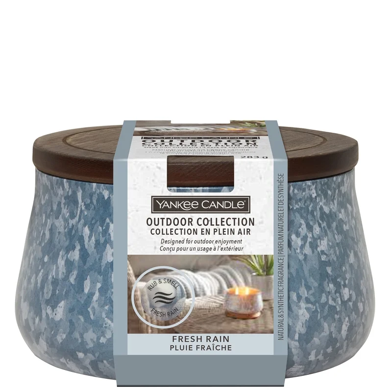 Yankee Candle Outdoor Candles Fresh Rain Image 1
