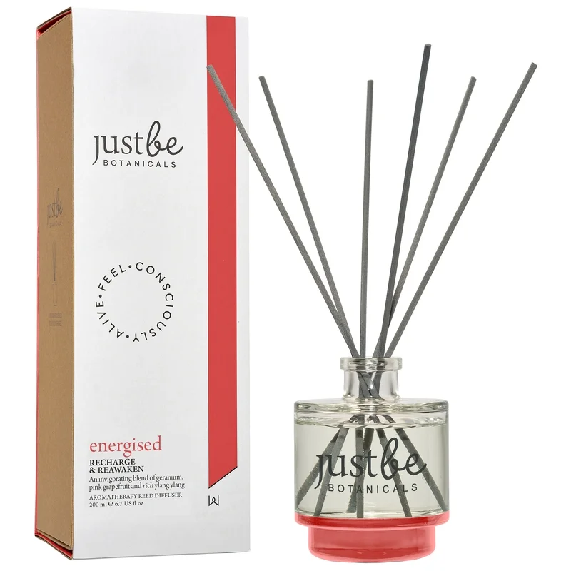 Wax Lyrical JustBe Botanicals Energised Reed Diffuser 200ml Image 1