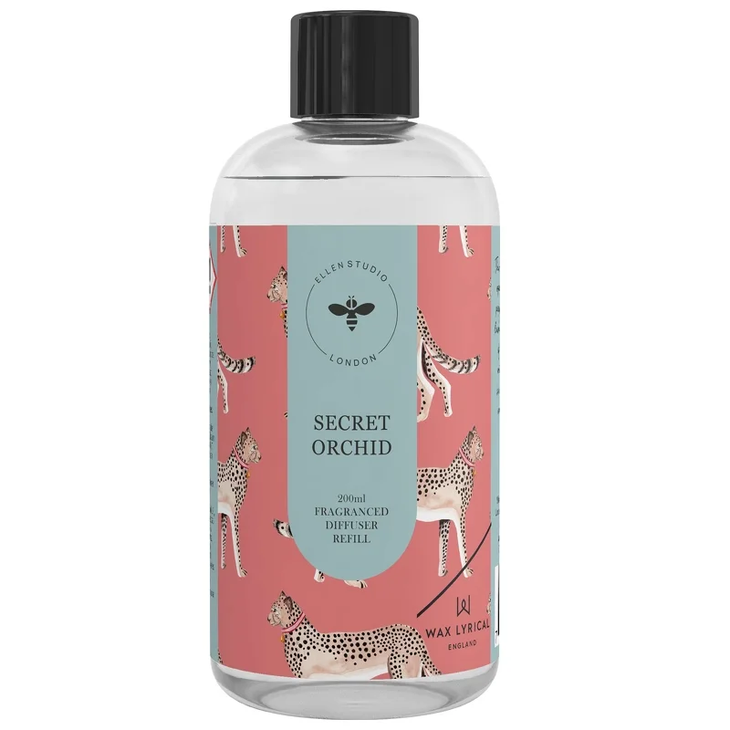 Wax Lyrical Ellen Studio London Secret Orchid Diffuser Refill 200ml Image 1