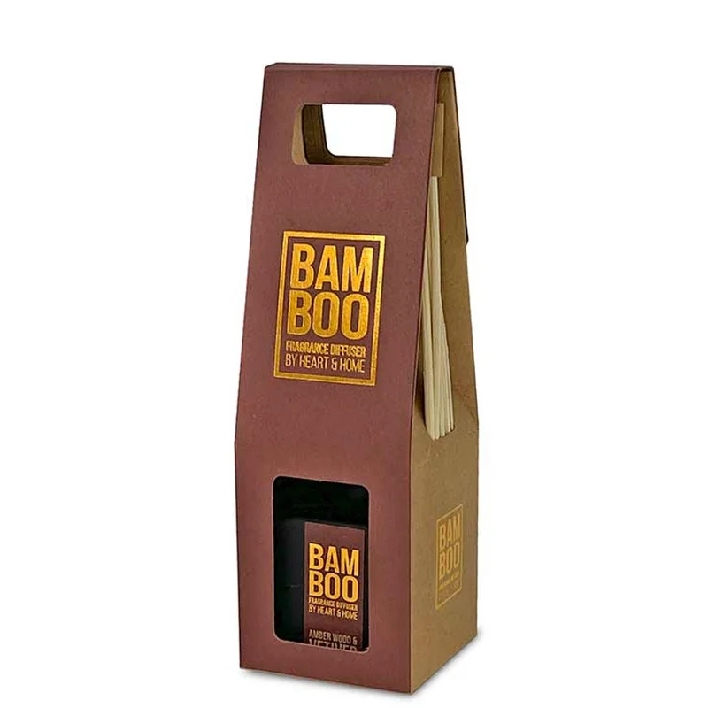BAMBOO Reed Diffuser Amber Wood & Vetiver 80ml Image 1
