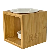 BAMBOO Wax Melt Warmer Light Wood