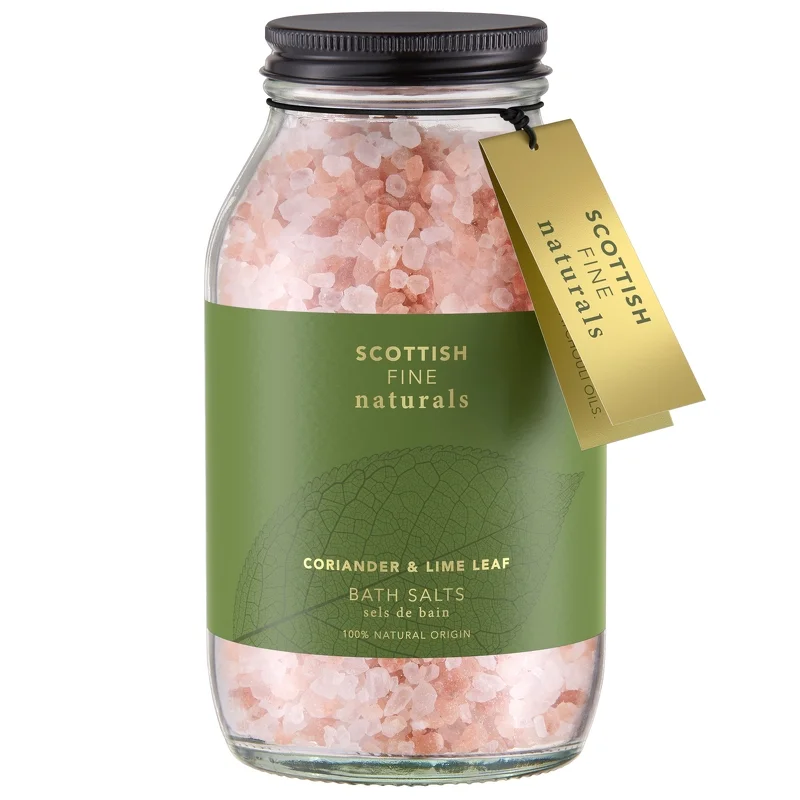 Scottish Fine Soaps Coriander & Lime Leaf Bath Salts 500g Image 1