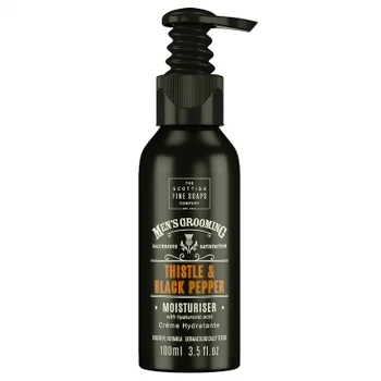 Scottish Fine Soaps Men's Grooming Thistle & Black Pepper Moisturiser 100ml