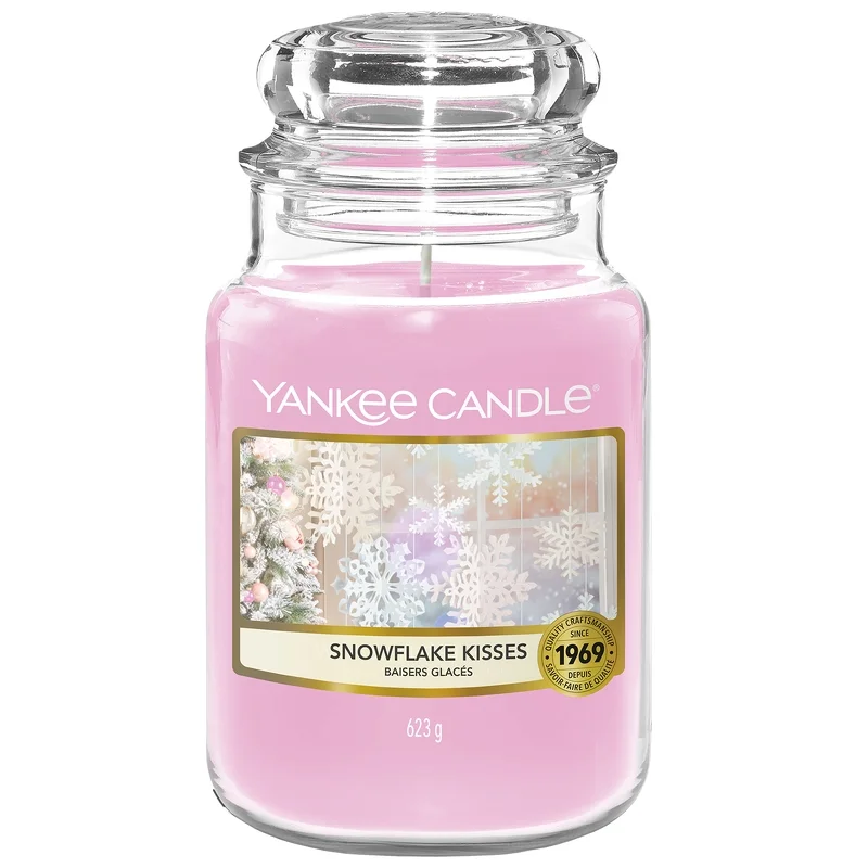 Yankee Candle Original Jar Candles Large Snowflake Kisses 623g Image 1