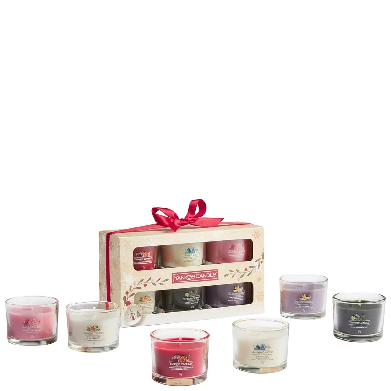 Yankee Candle Christmas 2022 6 Filled Votive Gift Set Image 1