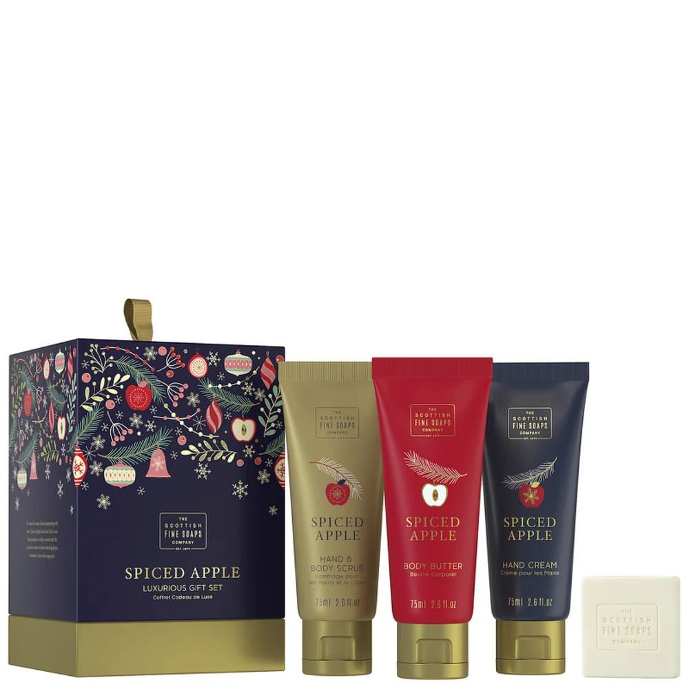 Scottish Fine Soaps Spiced Apple Luxurious Gift Set Image 1