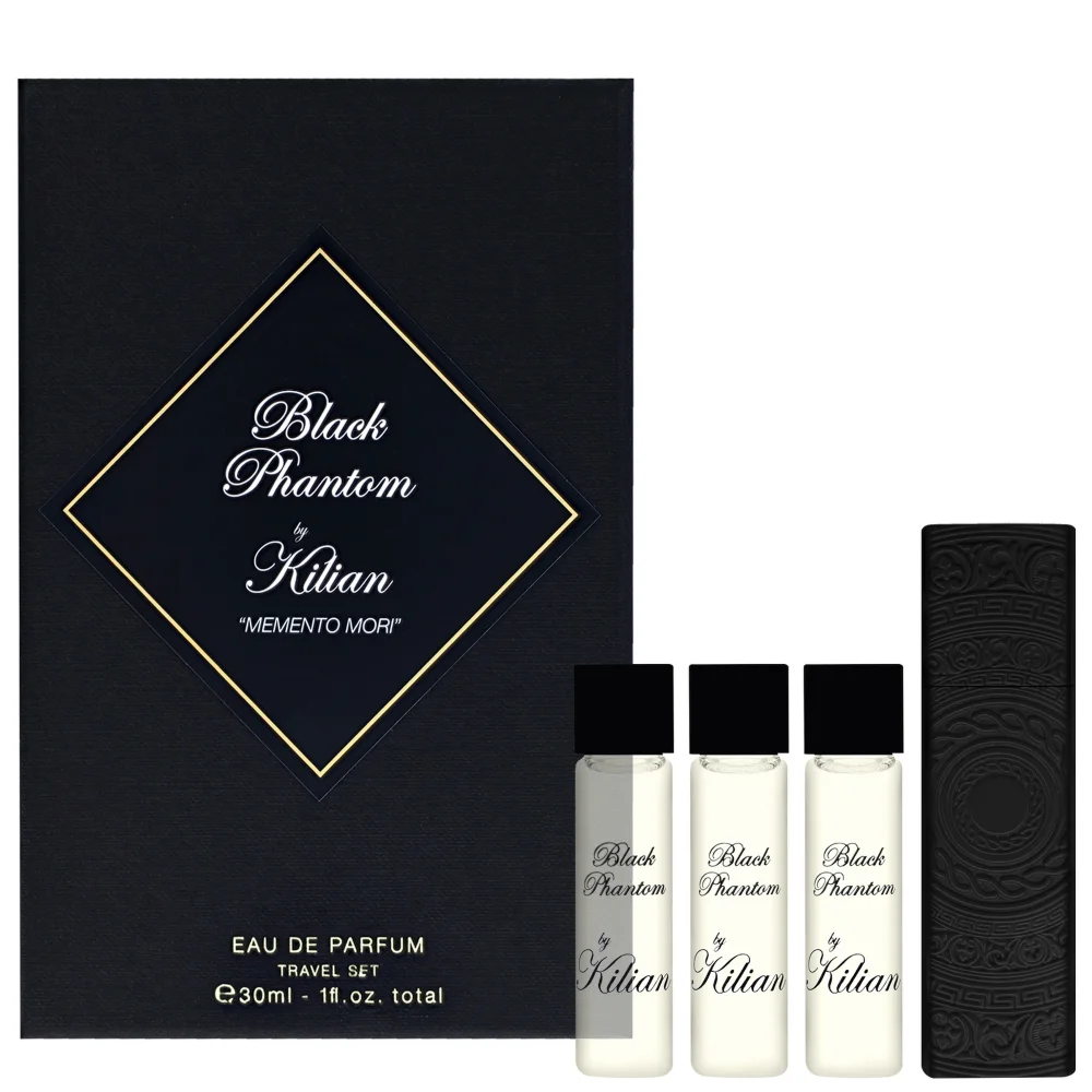 Kilian Black Phantom Memento Mori Eau de Parfum Spray 4 x 7.5ml Travel Set (Worth £184.87) Image 1