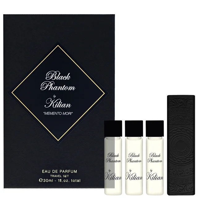 Kilian Black Phantom Memento Mori Eau de Parfum Spray 4 x 7.5ml Travel Set (Worth £184.87)