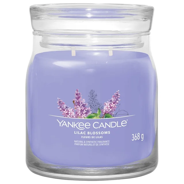 Yankee Candle Signature Jar Candle Medium Jar Lilac Blossoms 368g