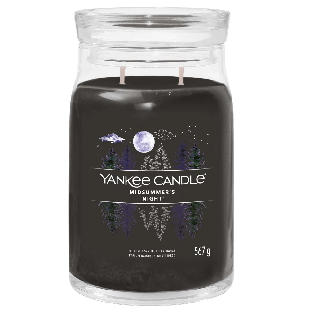 Yankee Candle Signature Jar Candle Large Jar Midsummers Night 567g Image 1