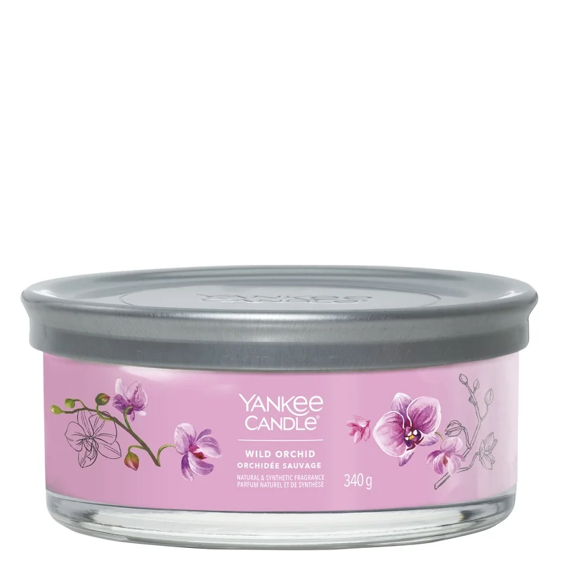Yankee Candle Signature Jar Candle Multi Wick Tumbler Wild Orchid 340g Image 1