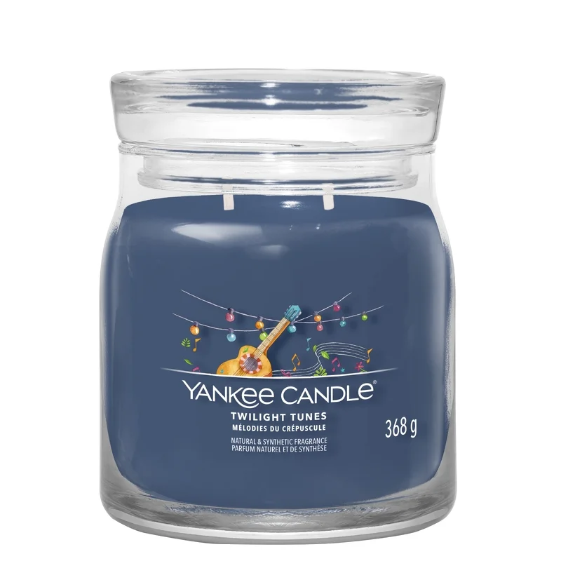 Yankee Candle Signature Jar Candle Medium Jar Twilight Tunes 368g Image 1