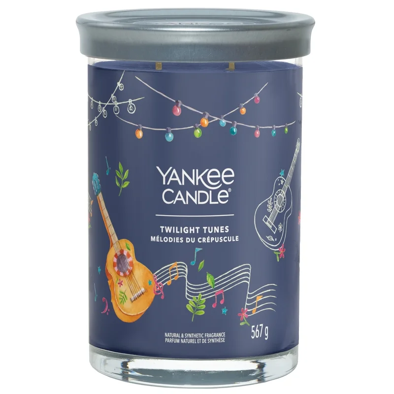Yankee Candle Signature Jar Candle Large Tumbler Twilight Tunes 567g Image 1