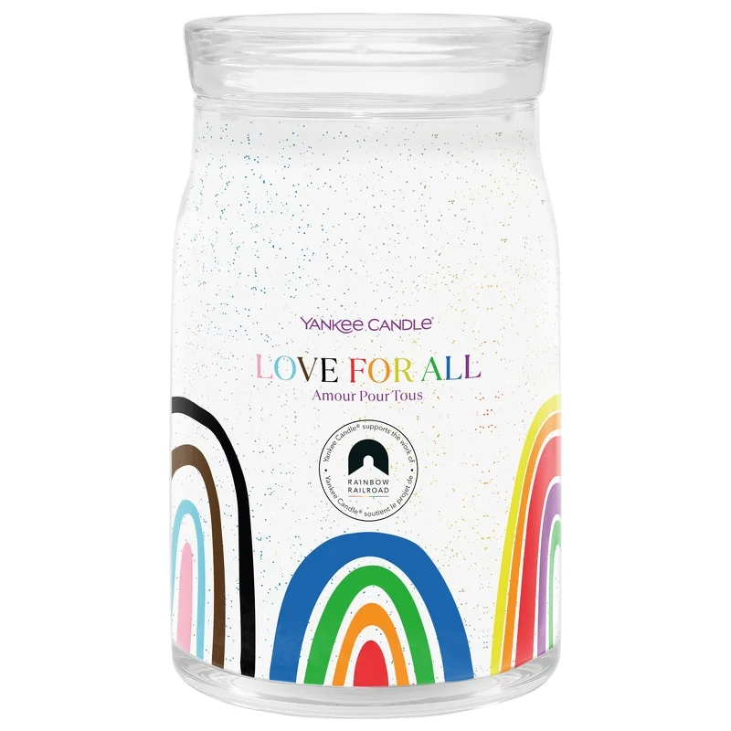 Yankee Candle Signature Jar Candle Large Love For All 567g Image 1