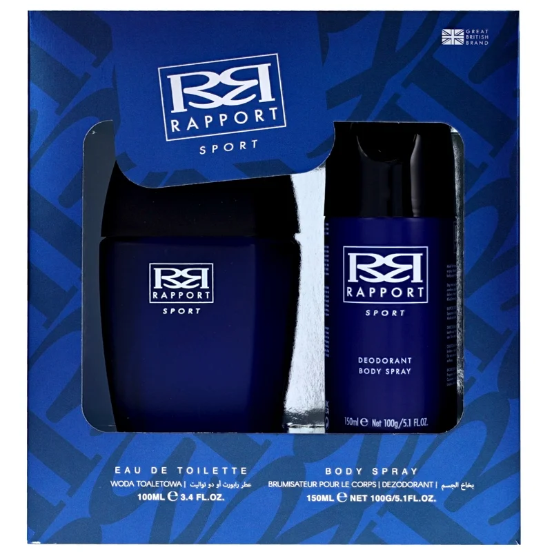 Rapport Sport Eau de Toilette Spray 100ml Gift Set Image 1