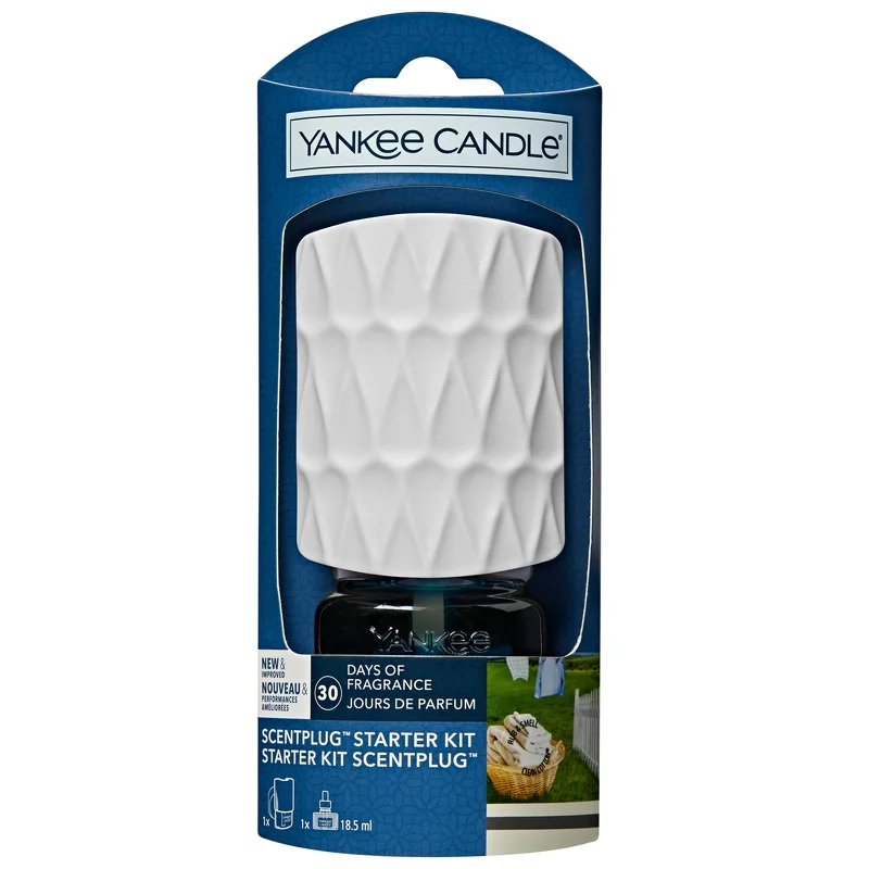 Yankee Candle ScentPlug Clean Cotton Starter Kit Image 1