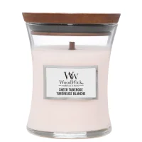 WoodWick Hourglass Candles Sheer Tuberose Medium Candle 275g / 9.7 oz.
