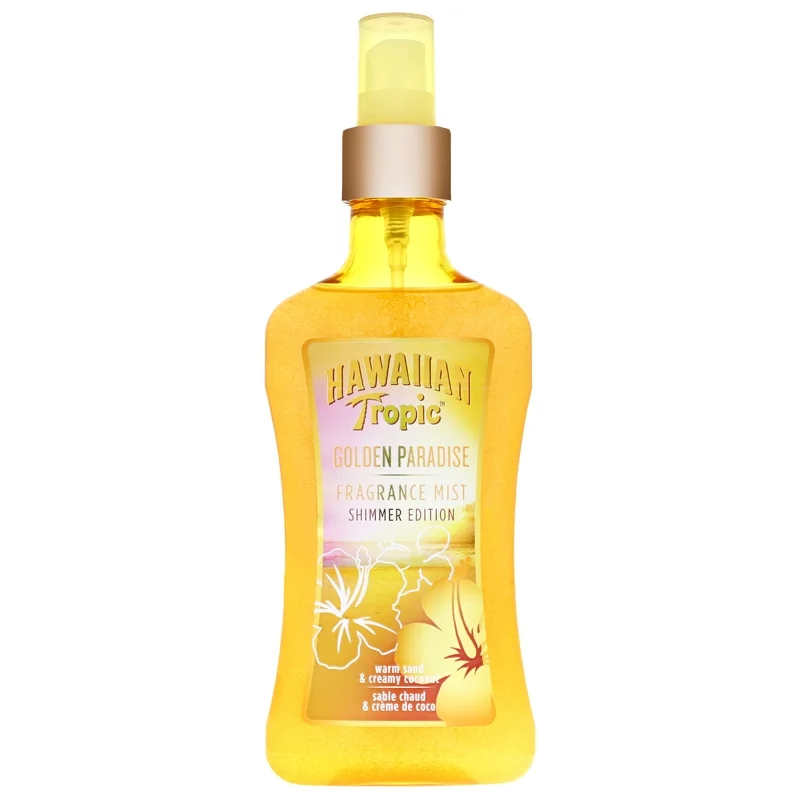 Hawaiian Tropic Fragrance Mist Golden Paradise Shimmer Edition 250ml Image 1