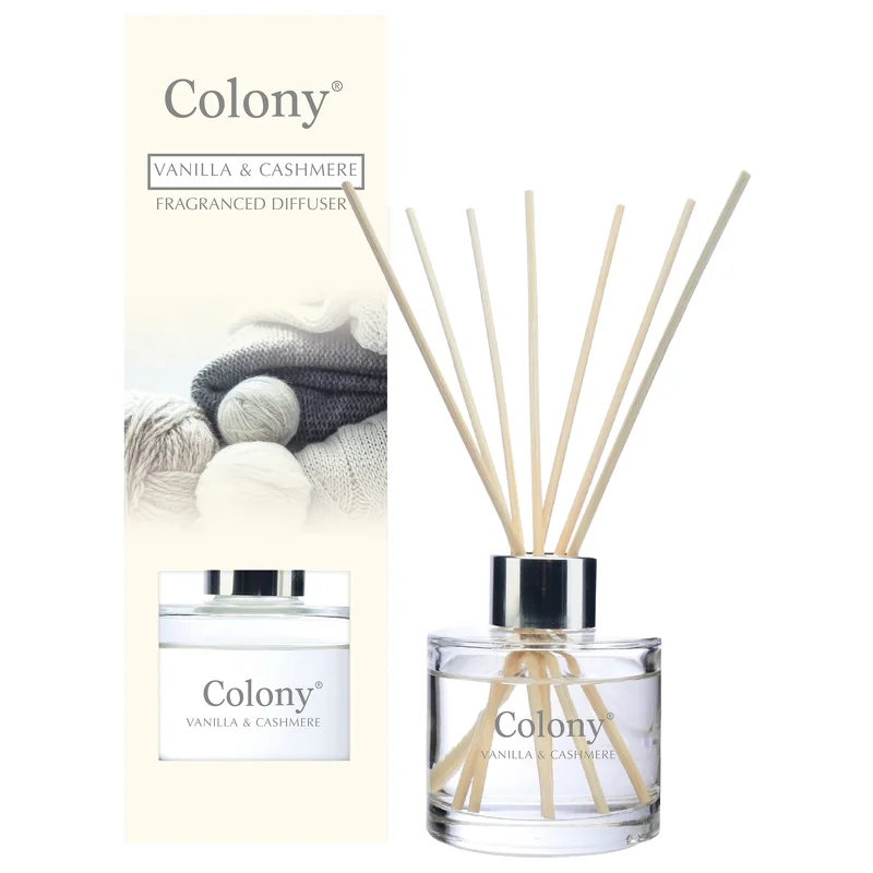 Wax Lyrical Colony Reed Diffuser Vanilla & Cashmere 100ml Image 1