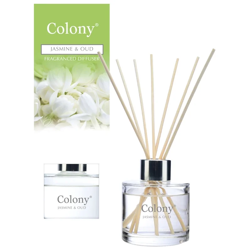 Wax Lyrical Colony Reed Diffuser Jasmine & Oud 200ml Image 1