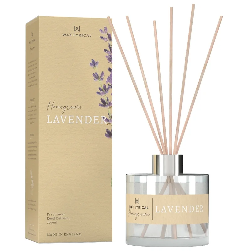 Wax Lyrical Homegrown Reed Diffuser Lavender 200ml Image 1
