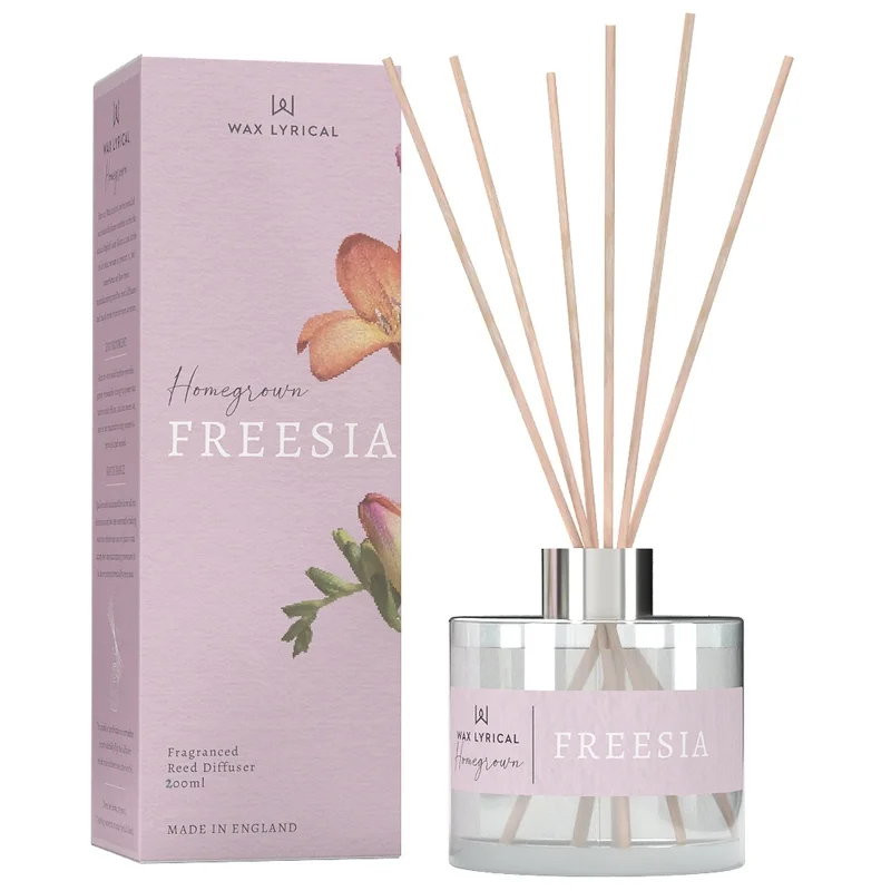 Wax Lyrical Homegrown Reed Diffuser Freesia 200ml Image 1