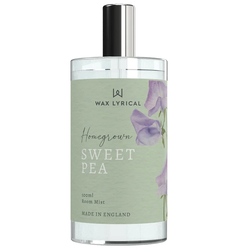 Wax Lyrical Homegrown Room Mist Sweet Pea 100ml Image 1