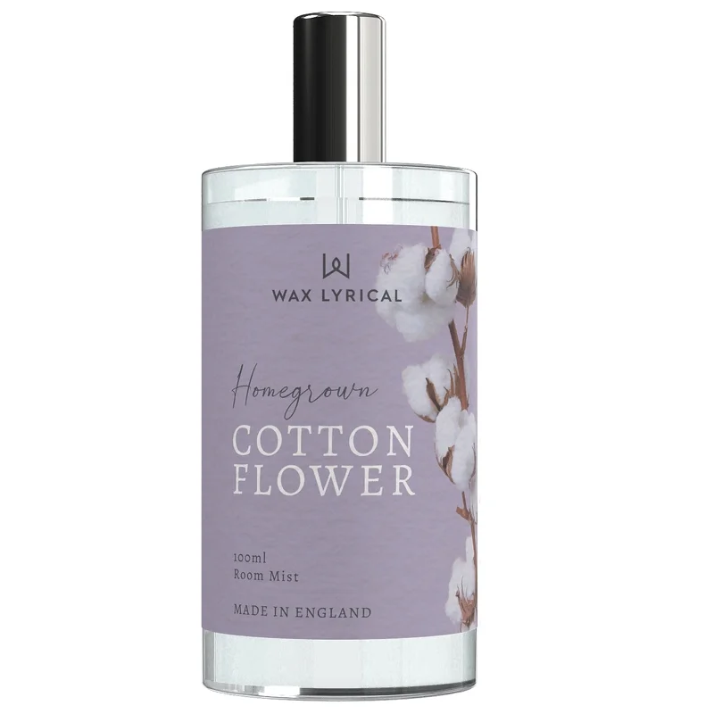 Wax Lyrical Homegrown Room Mist Cotton Flower 100ml Image 1