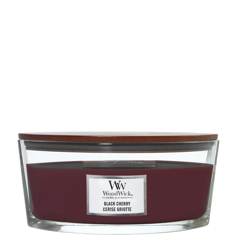 WoodWick Ellipse Candles Black Cherry 453.6g / 16 oz. Image 1