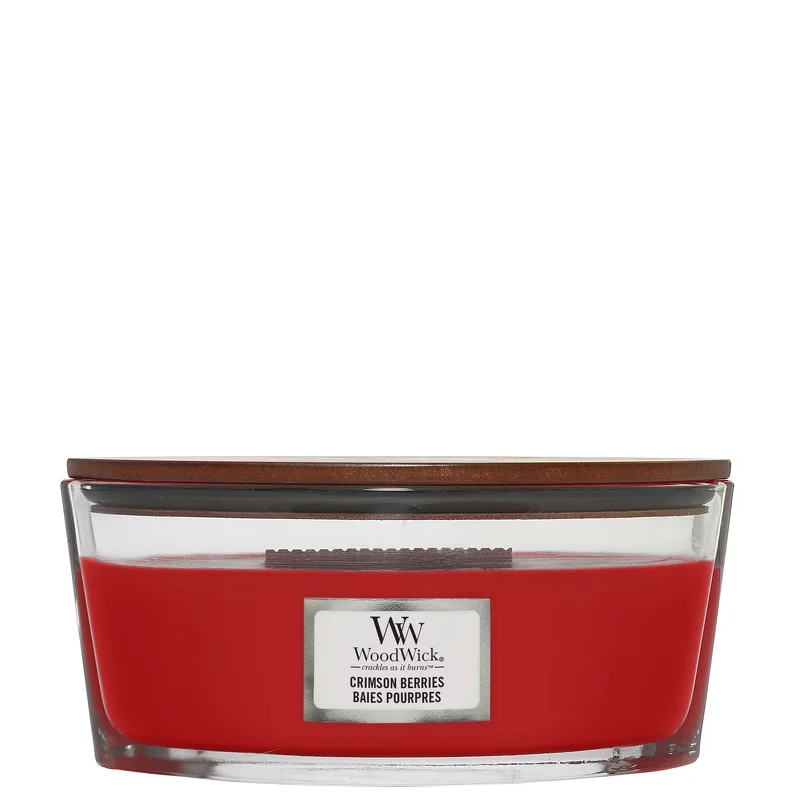 WoodWick Ellipse Candles Crimson Berries 453.6g / 16 oz. Image 1