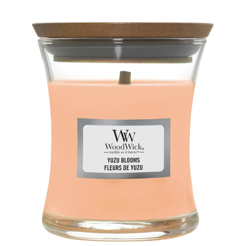WoodWick Hourglass Candles Yuzu Blooms Mini Candle 85g / 3 oz. Image 1