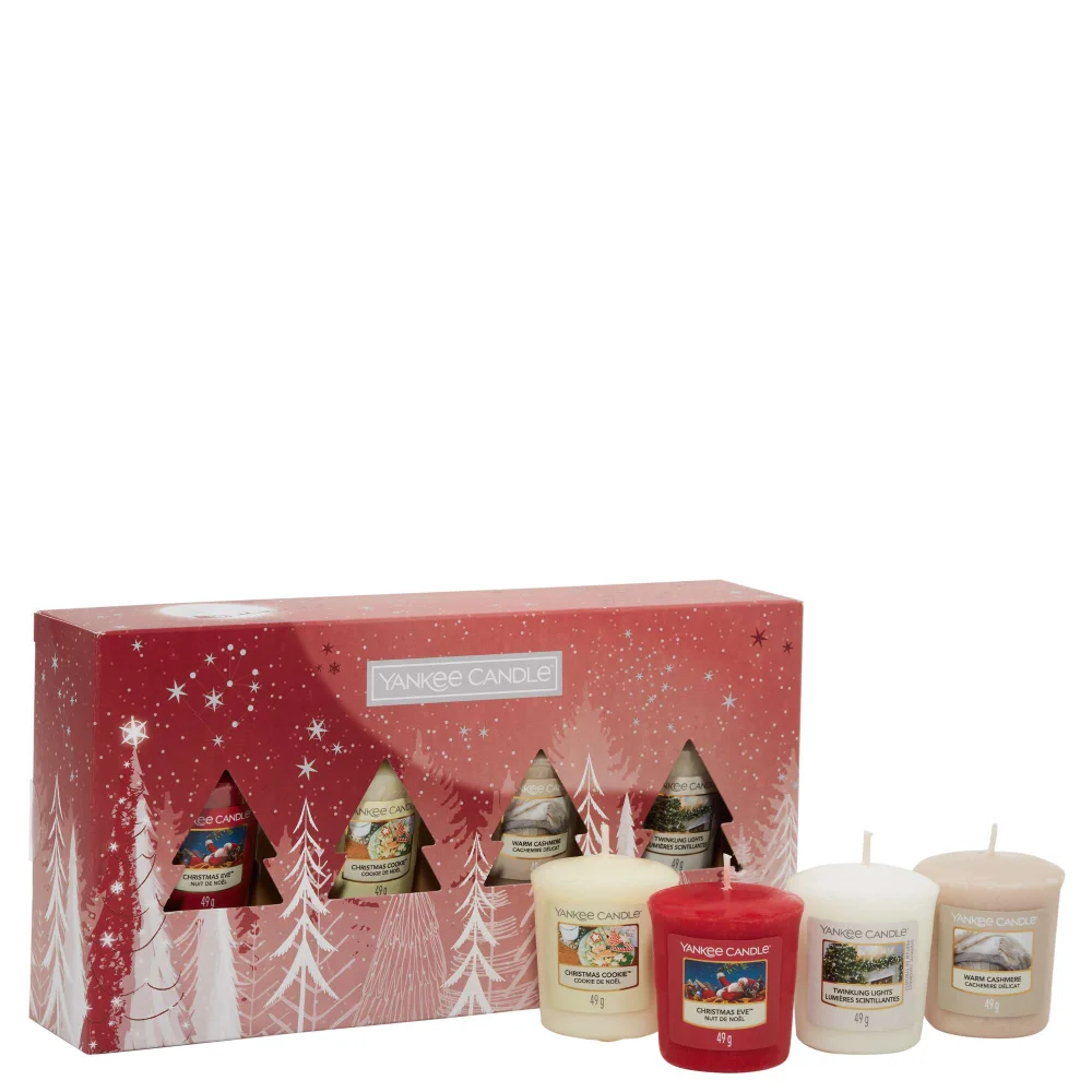 Yankee Candle Christmas 2023 4 Original Votive Gift Set Image 1