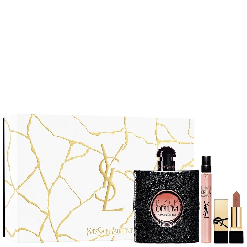 Yves Saint Laurent Black Opium Eau de Parfum Spray 90ml Gift Set Image 1