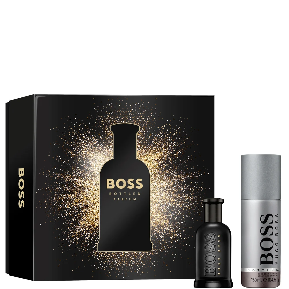 HUGO BOSS Christmas 2023 BOSS Bottled For Him Parfum Spray 50ml Gift Set Image 1
