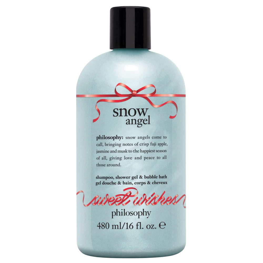 Philosophy Christmas 2023 Snow Angel Shower Gel & Bubble Bath 480ml Image 1