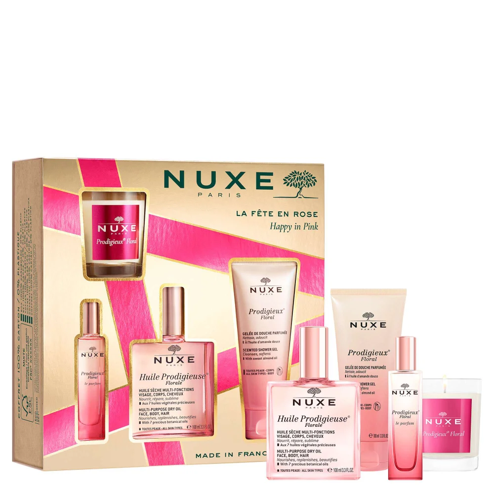 NUXE The Prodigieux Floral Happy in Pink Gift Set (Worth £63.00) Image 1