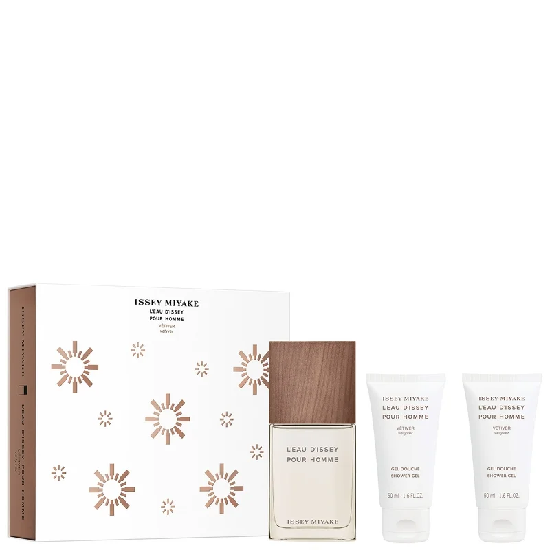 Issey Miyake L’Eau d’Issey Pour Homme Vétiver Eau de Toilette Intense Spray 50ml Gift Set Image 1