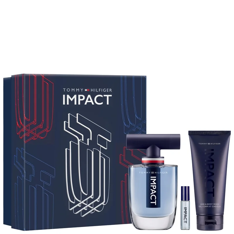 Tommy Hilfiger Impact Eau de Toilette Spray 100ml Gift Set Image 1
