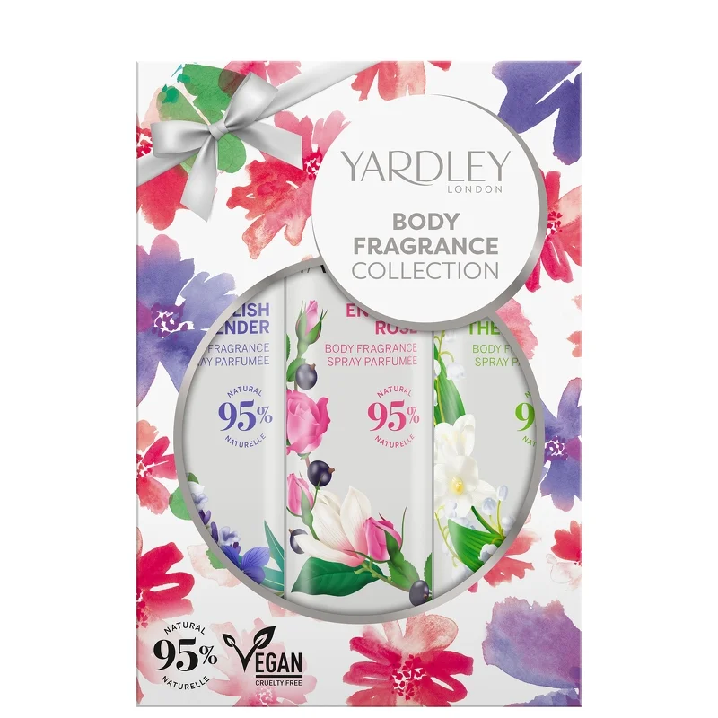 Yardley Gift Set Traditional Body Fragrance Collection Image 1