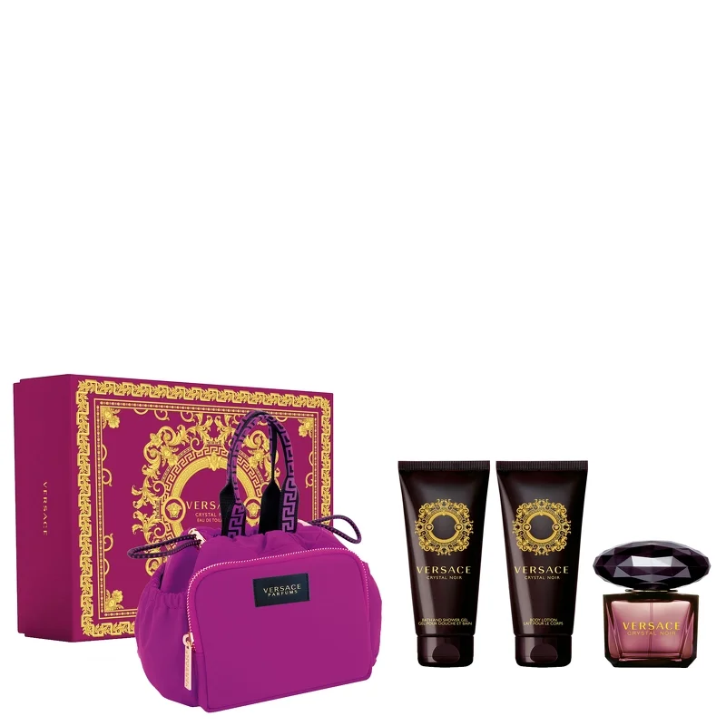Versace Crystal Noir Eau de Toilette Spray 90ml Gift Set Image 1