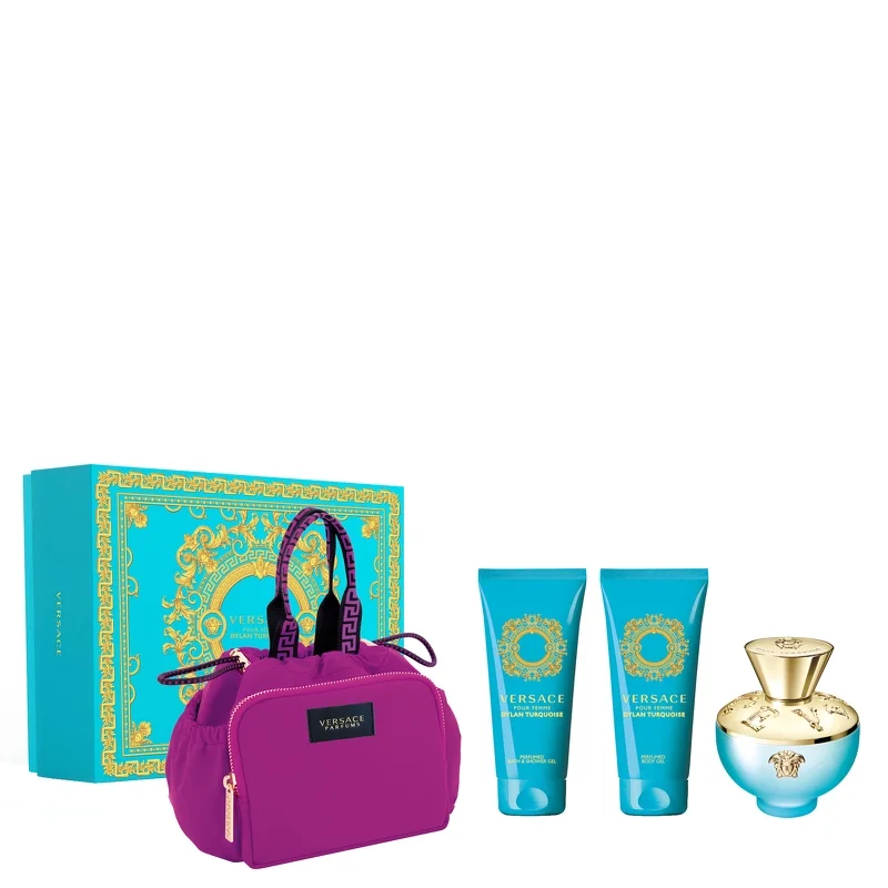 Versace Christmas 2023 Dylan Turquoise Eau de Toilette Spray 100ml Gift Set Image 1