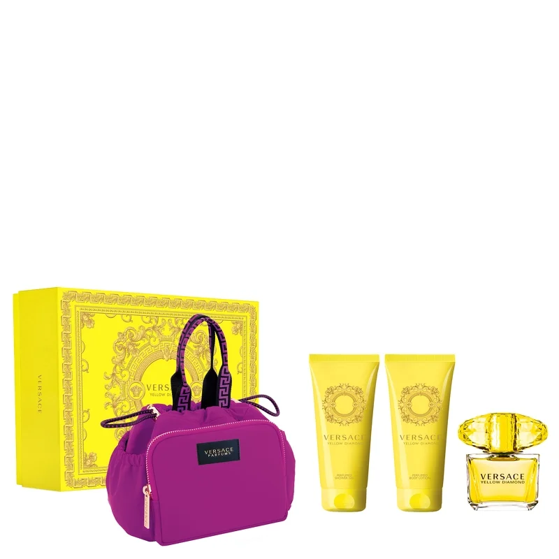 Versace Yellow Diamond Eau de Toilette Spray 90ml Gift Set Image 1