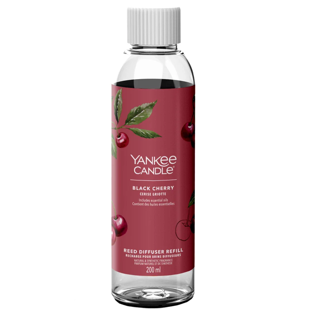 Yankee Candle Reed Diffusers Black Cherry Refill 200ml Image 1